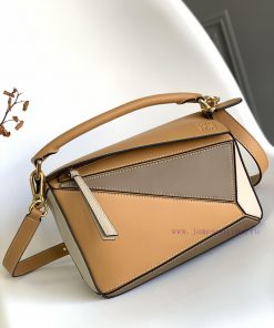 Loewe Bags Loe * We Popular Puzzle Small (small Size 24CM Shipped Small Geometric Bag Made Of Cowhide Inla qw6zjze9