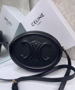Loewe Bags Celine Small Round Cake 198603 Small Phone Bag Stunning Appearance Casual Concave Shape Essenti k413x4eq