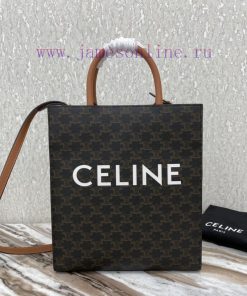 Loewe Bags Top Selling Series CABAS TRIOMPHE Canvas Small Vertical Handbag65% Coated Canvas 35% Calf Leath d3tv7ge0
