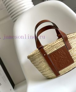 Loewe Bags Loe * We Straw Basket Small [Celebration]Authentic Malaysian Palm Leaf Wildly Popular Straw Wov l7t3cr9a