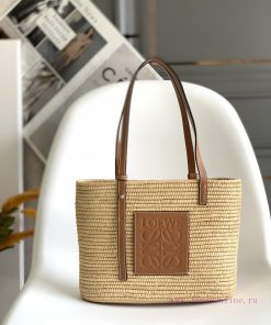 Loewe Bags Loewe Is A Traditional Square Woven Vegetable Basket 🧺Imported Lafite Grass Is Hand Woven And M cl0idtv3