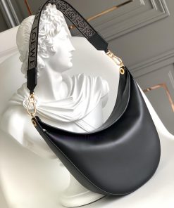 Loewe Bags The 2022 Loewe Luna Half Moon Hobo Handbag Features A Sleek Body Design With Sculpted Contours p4vaxbxf