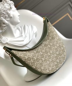Loewe Bags 2022ss Loewe Luna Half Moon Hobo Handbag With A Soft Body Design Sculpted Silhouette And Curved 33v31uio