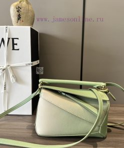 Loewe Bags Loewe Mini Gradient Nappa Cow Leather Puzzle Edge Handbag LOEWE's Debut Handbag * The Rectangul a1w3z488