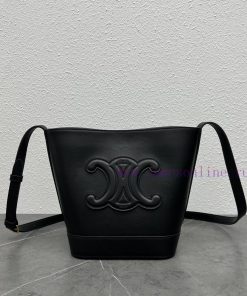 Loewe Bags CELINE 2022 Spring/Summer New CUIR Bucket With Triumphal Arch 3D Large Logo For More Intellectu 29d6354n