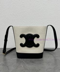 Loewe Bags CELINE 2022 Spring/Summer New CUIR Bucket With Triumphal Arch 3D Large Logo For More Intellectu 8kt3h2gg
