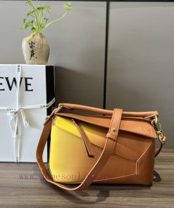 Loewe Bags Loewe Small Gradient Nappa Cow Leather Puzzle Edge Handbag LOEWE's Debut Handbag * The Rectangu p7if8g66