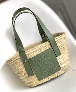 Loewe Bags Loe * We Straw Basket Small [Celebration]Authentic Malaysian Palm Leaf Wildly Popular Straw Wov hgs06ccn
