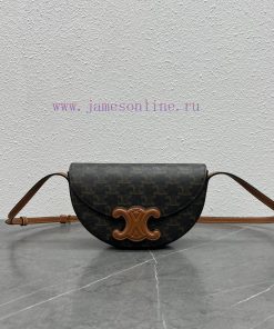 Loewe Bags New Product Launch ️️Celine 2022 Winter Show Basace Triumphal Arch~Moon Bag Half Moon Bag Body kqi6l3q0
