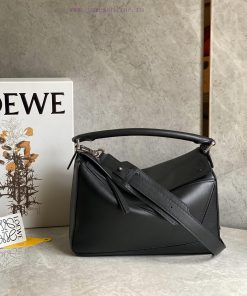 Loewe Bags ꫛꫀꪝPuzzle Natural Color Embossed Classic Black Arrived √The Simple And Atmospheric Geometric De 3mx60y1p