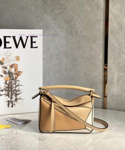 Loewe Bags ꫛꫀꪝPuzzle New Color Warm Sand Arrival √ Simple And Atmospheric Geometric Design Can Be Customiz kes6i4z7