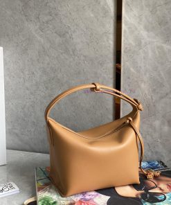 Loewe Bags ️ In Stock Cubi Full Leather Lunch Box BagNapa Napa Cowhide Is More Simple Generous And Light T aeosxufy