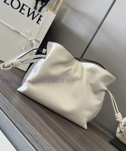 Loewe Bags Nappa Cow Leather Flamenco Lucky Bag HandbagTighten With A Drawstring And Tied With The Iconic 0iv5ohsm