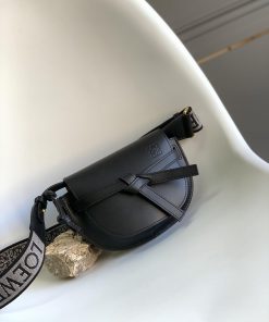 Loewe Bags Loewe's Brand New MiNi Gate Has ArrivedLoewe New Logo Embroidered Woven Wide Shoulder Strap Sad jxqv33sh
