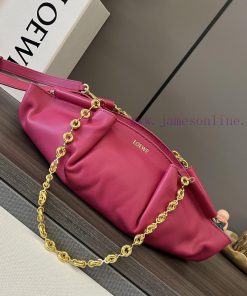Loewe Bags . New Small Cow Leather Handbag With Chain PaseoExquisite Workmanship Simple And Elegant Silhou 30codlct