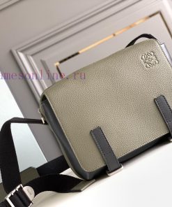 Loewe Bags The Military Messenger Bag Has A Zippered Top Compartment And An Additional Front Compartment W 4clpkoof