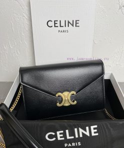 Loewe Bags TRIOMPHE Shiny Cowhide Chain WalletThis Model Can Accommodate Larger Smartphone Models Such As r2m2bup0