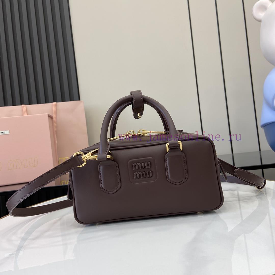 MiuMiu Bags New MIU MIU With Full Original PackagingBlack Bowling Upper Body Effect Miu Miu Ladies ArcadiaT zsc3vw6c