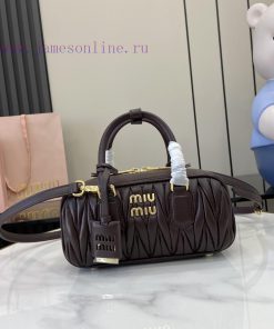 MiuMiu Bags M Home's New Bowling Bag With Complete Original Packaging Featured On The Official Website Is D tm6hozli