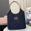 MiuMiu Bags New Miu Women's IVY Cowboy Shoulder Bag With Complete Original PackagingThis Classic Tote Bag I 4qzth7zm