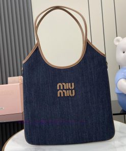 MiuMiu Bags New Miu Women's IVY Cowboy Shoulder Bag With Complete Original PackagingThis Classic Tote Bag I 4qzth7zm