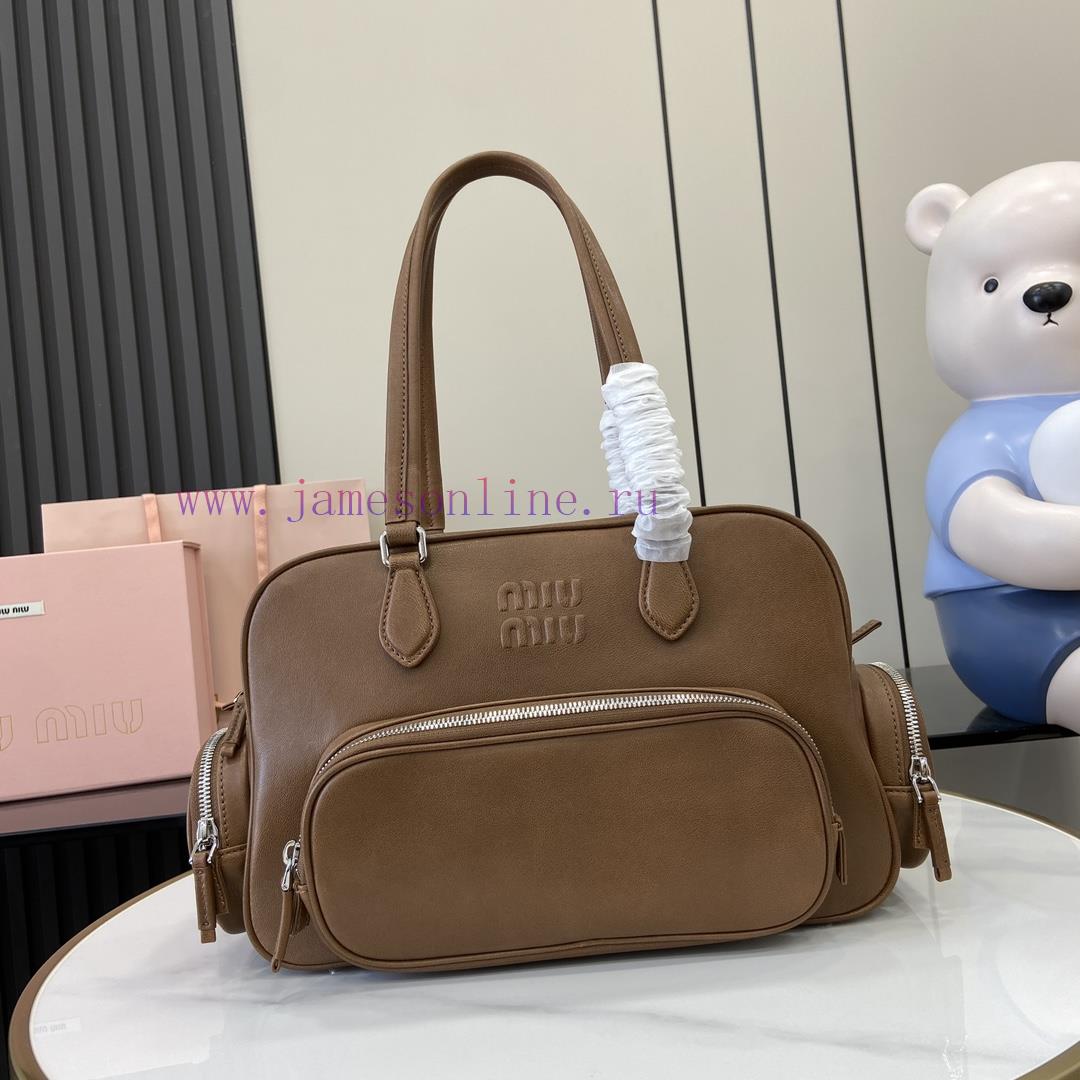 MiuMiu Bags New Adventure Nappa Sheepskin Handbag/shoulder Bag With Full Original Packaging - BrownThis Han fakn5qhi - Image 2