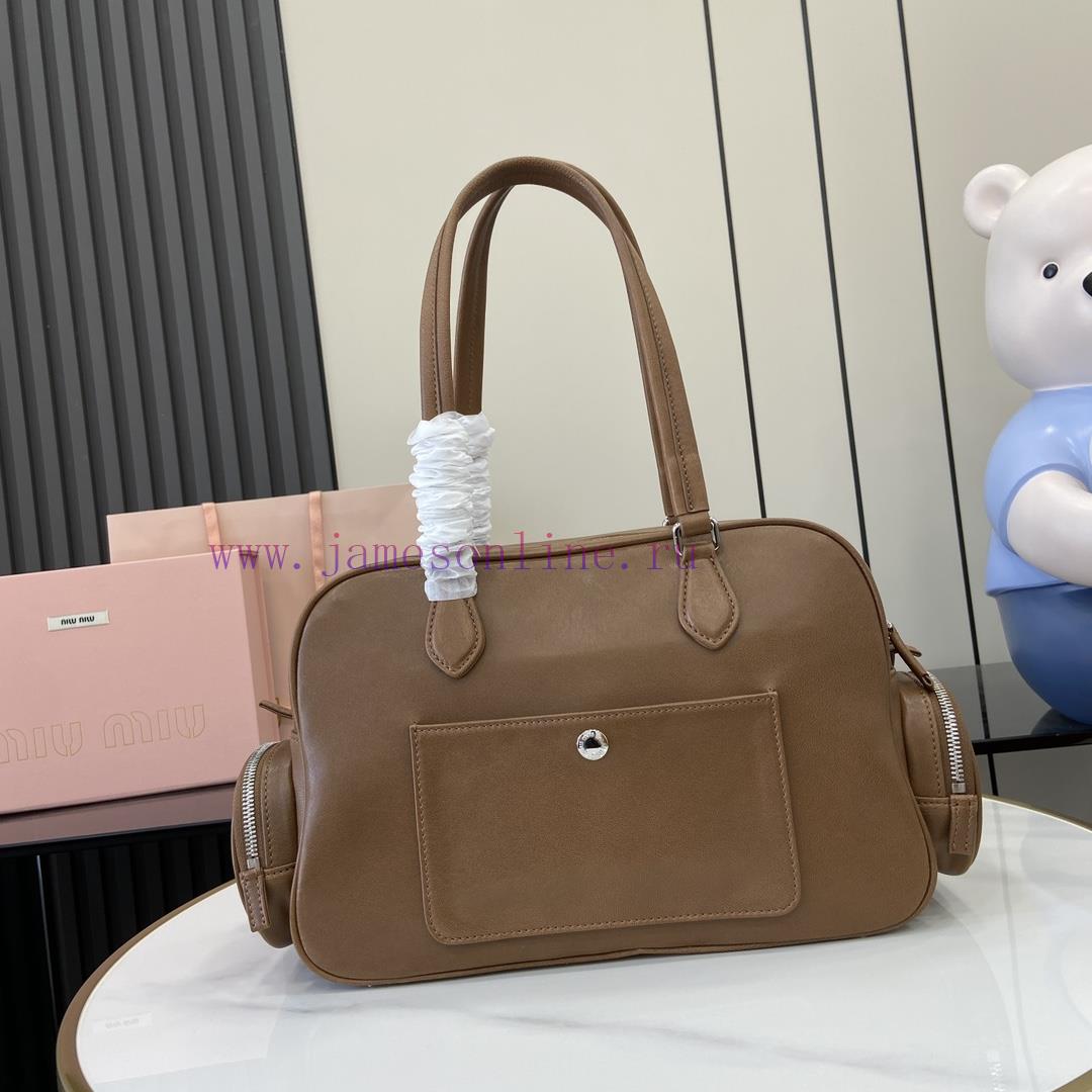 MiuMiu Bags New Adventure Nappa Sheepskin Handbag/shoulder Bag With Full Original Packaging - BrownThis Han fakn5qhi - Image 4