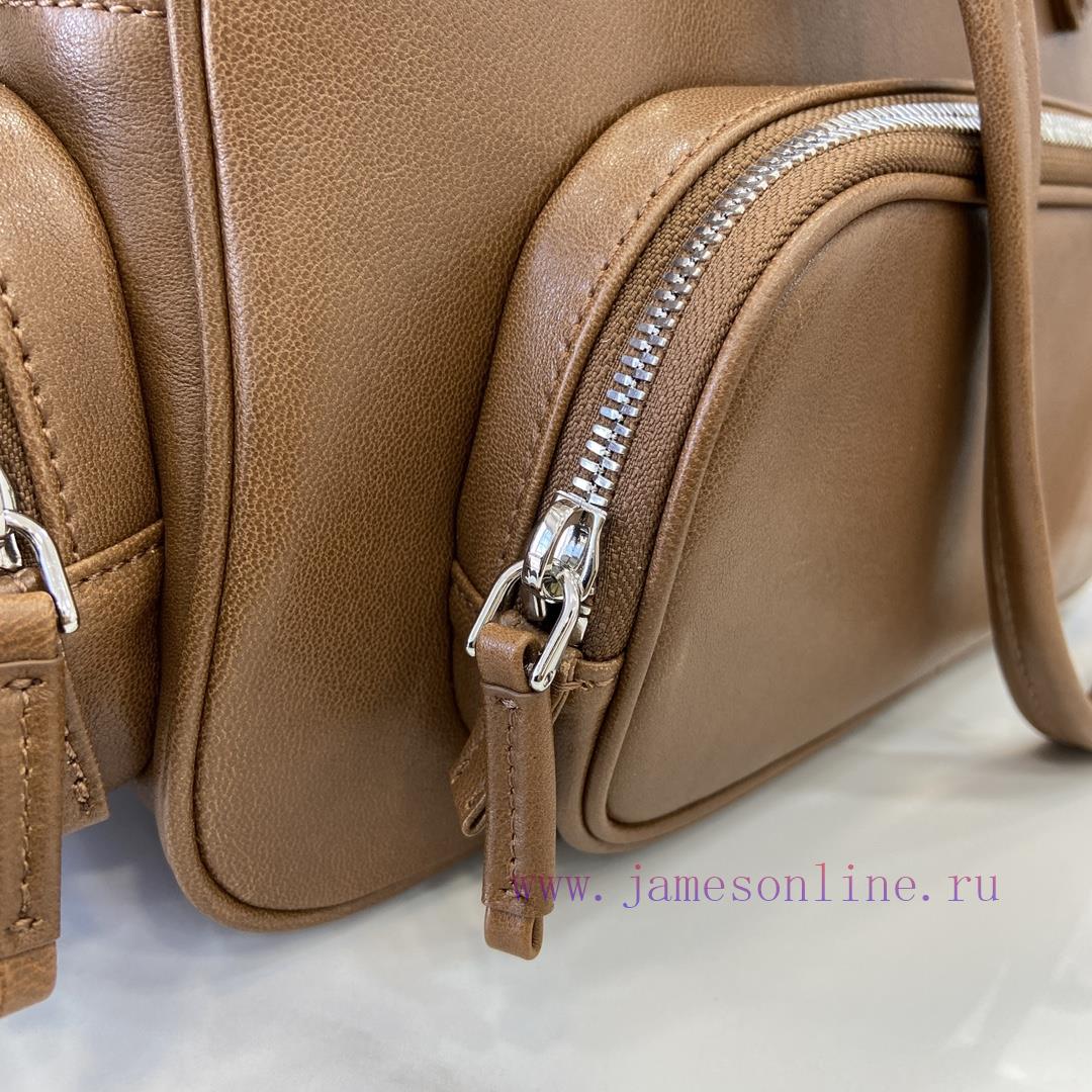 MiuMiu Bags New Adventure Nappa Sheepskin Handbag/shoulder Bag With Full Original Packaging - BrownThis Han fakn5qhi - Image 12
