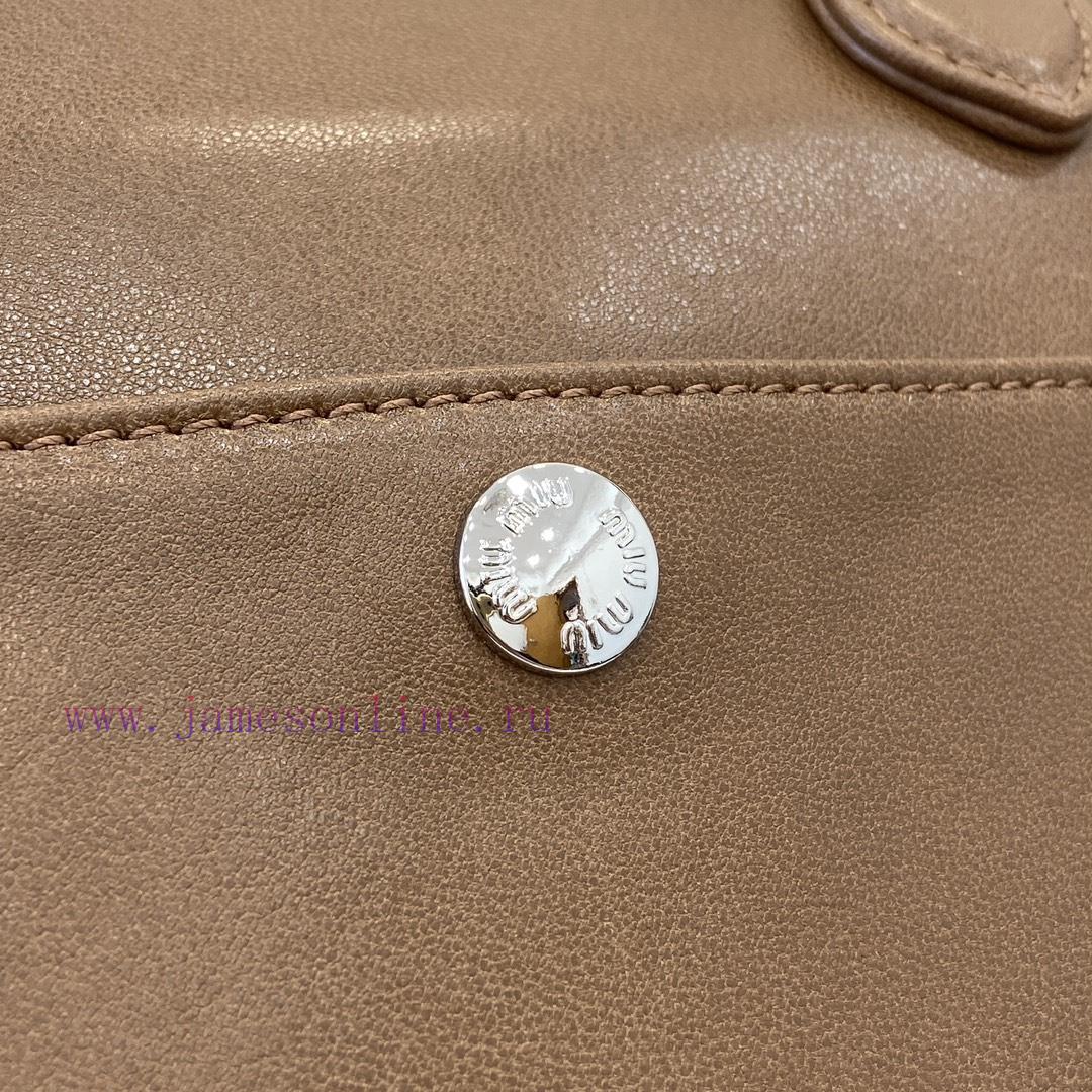 MiuMiu Bags New Adventure Nappa Sheepskin Handbag/shoulder Bag With Full Original Packaging - BrownThis Han fakn5qhi - Image 13