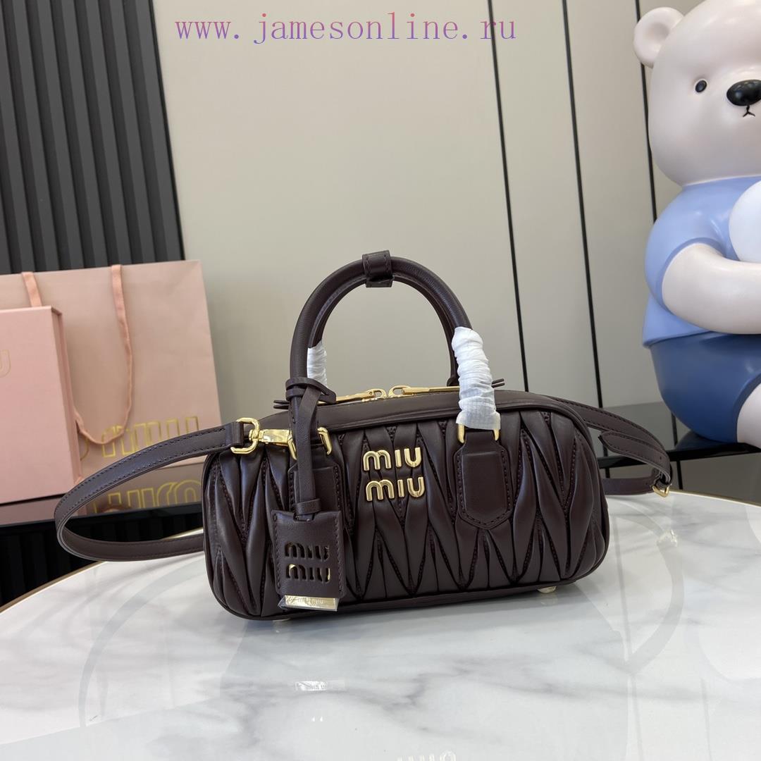MiuMiu Bags M Home's New Bowling Bag With Complete Original Packaging Featured On The Official Website Is D ndy6d1qz