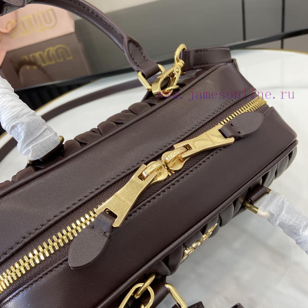 MiuMiu Bags M Home's New Bowling Bag With Complete Original Packaging Featured On The Official Website Is D ndy6d1qz - Image 8