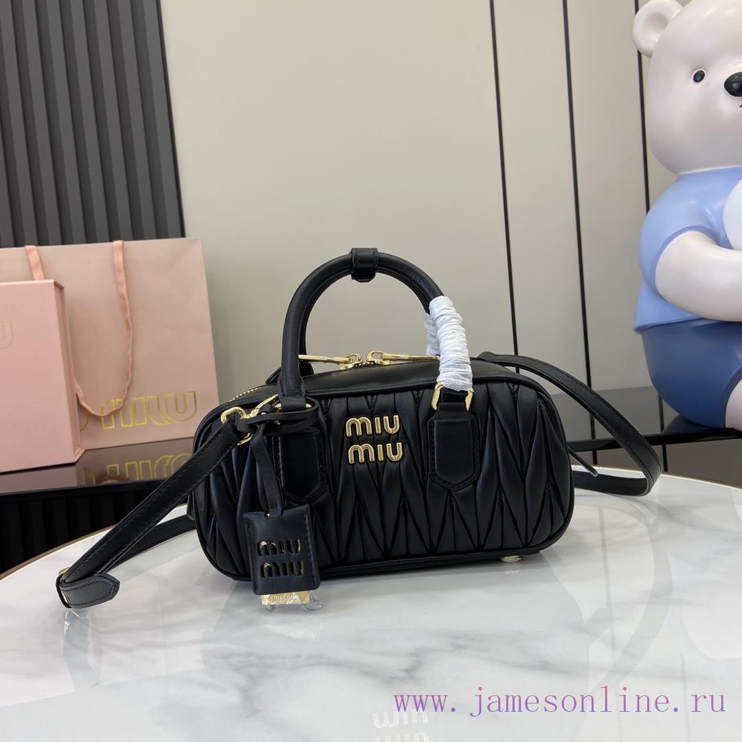 MiuMiu Bags M Home's New Bowling Bag With Complete Original Packaging Featured On The Official Website Is D 15019grn