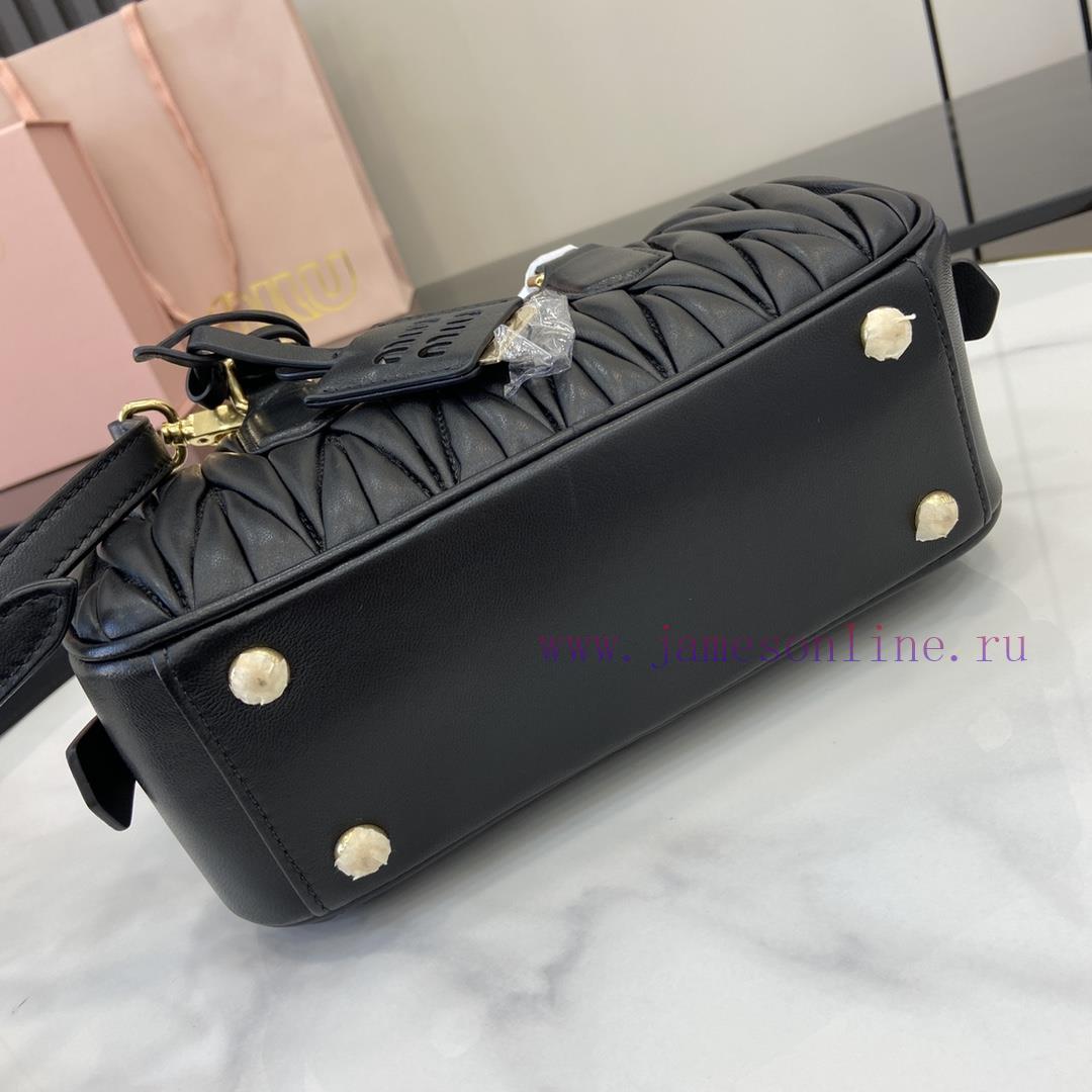 MiuMiu Bags M Home's New Bowling Bag With Complete Original Packaging Featured On The Official Website Is D 15019grn - Image 5