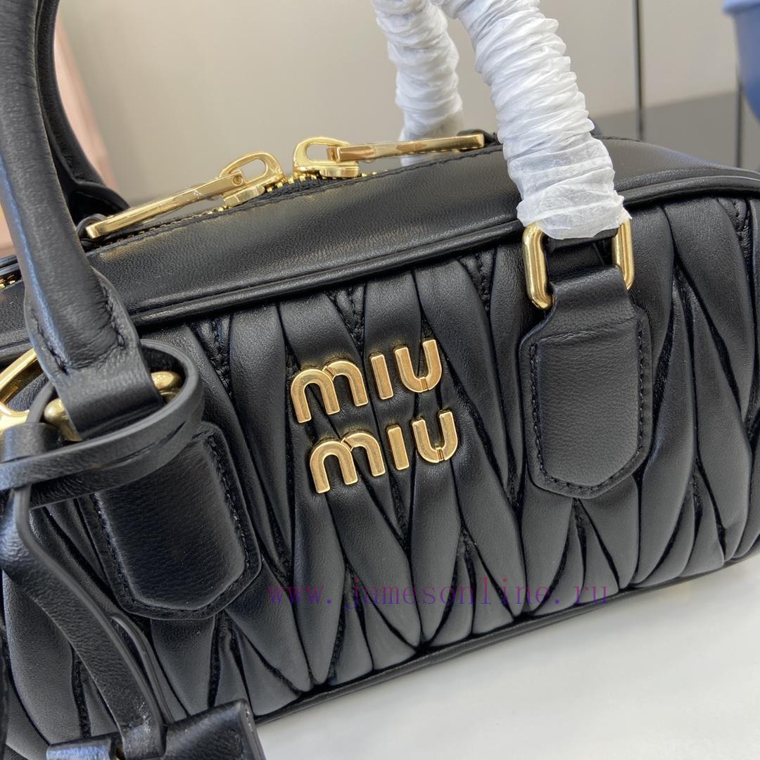 MiuMiu Bags M Home's New Bowling Bag With Complete Original Packaging Featured On The Official Website Is D 15019grn - Image 6