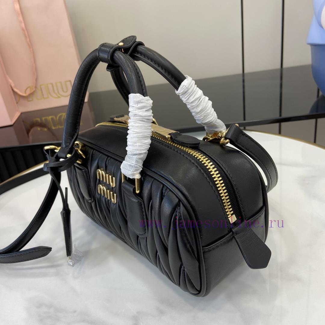 MiuMiu Bags M Home's New Bowling Bag With Complete Original Packaging Featured On The Official Website Is D 15019grn - Image 7