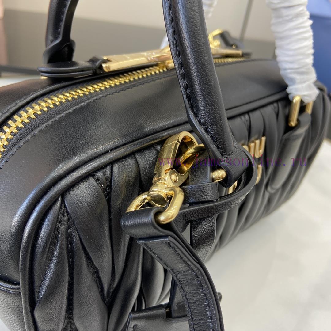 MiuMiu Bags M Home's New Bowling Bag With Complete Original Packaging Featured On The Official Website Is D 15019grn - Image 9