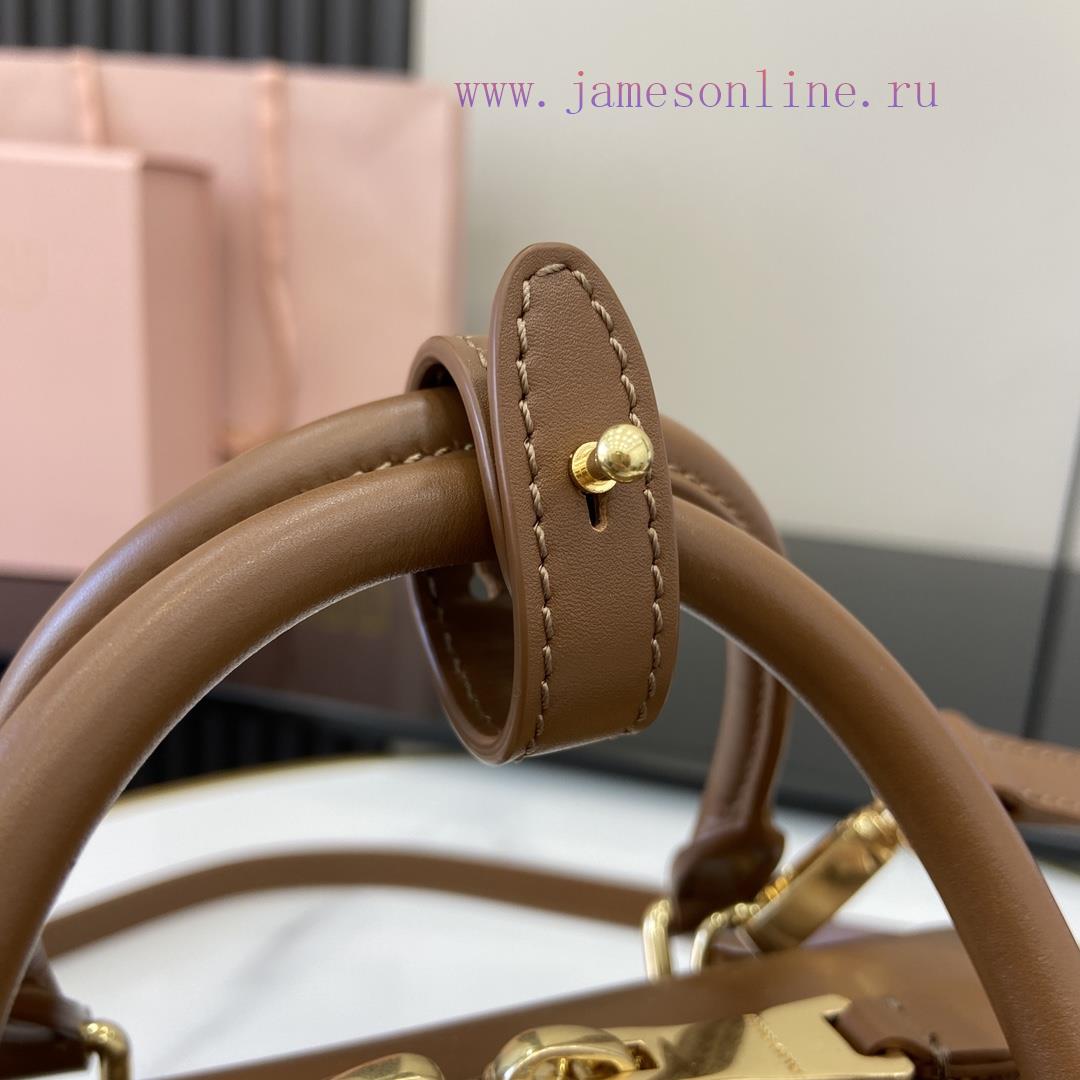 MiuMiu Bags New MIU MIU With Full Original PackagingCaramel Bowling Upper Body Effect Miu Miu Ladies Arcadi rv3lide6 - Image 8