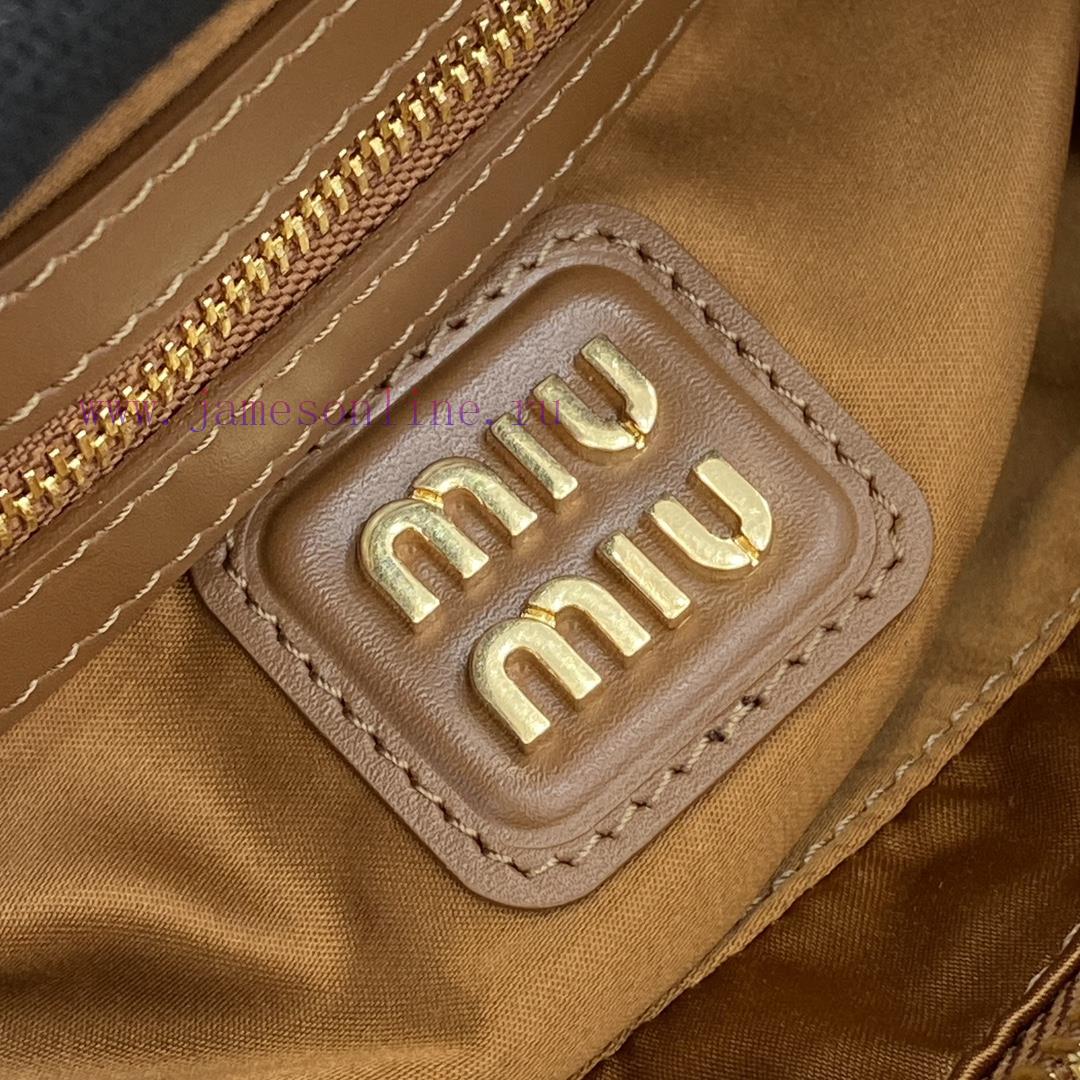 MiuMiu Bags New MIU MIU With Full Original PackagingCaramel Bowling Upper Body Effect Miu Miu Ladies Arcadi rv3lide6 - Image 10
