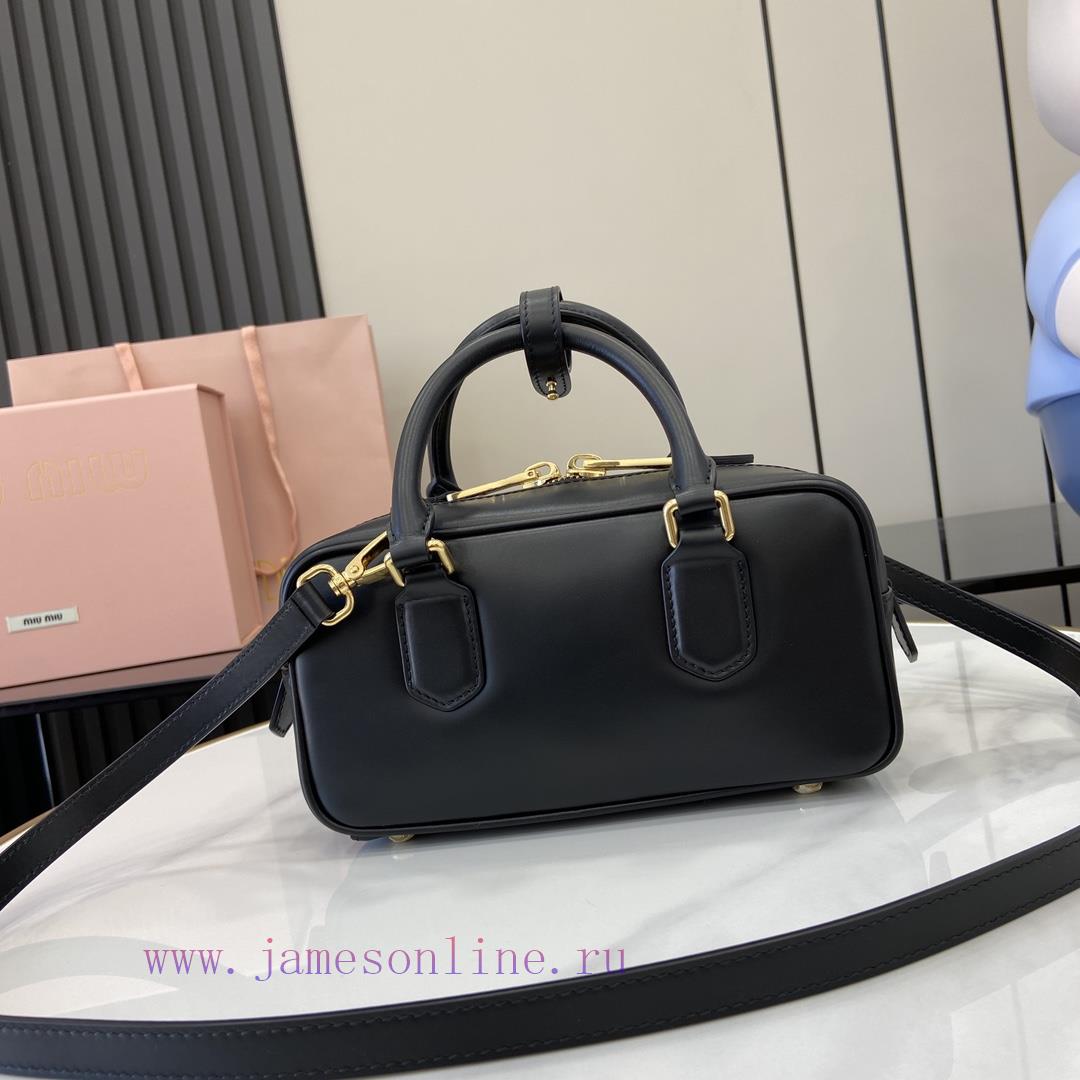 MiuMiu Bags New MIU MIU With Full Original PackagingBlack Bowling Upper Body Effect Miu Miu Ladies ArcadiaT 6zw2ajey - Image 4