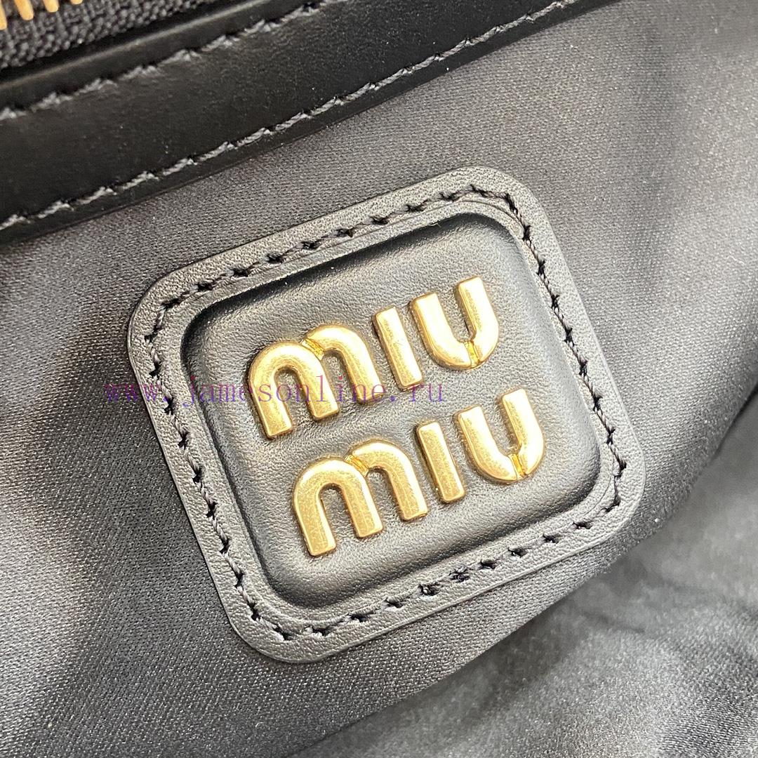 MiuMiu Bags New MIU MIU With Full Original PackagingBlack Bowling Upper Body Effect Miu Miu Ladies ArcadiaT 6zw2ajey - Image 10