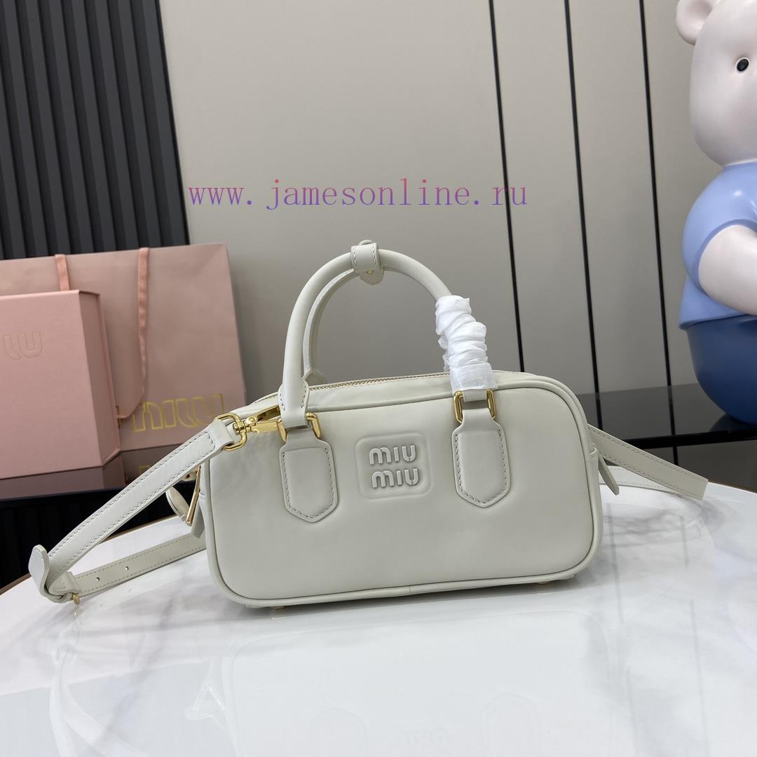 MiuMiu Bags New MIU MIU With Full Original PackagingCaramel Bowling Upper Body Effect Miu Miu Ladies Arcadi x4d5kx06 - Image 2