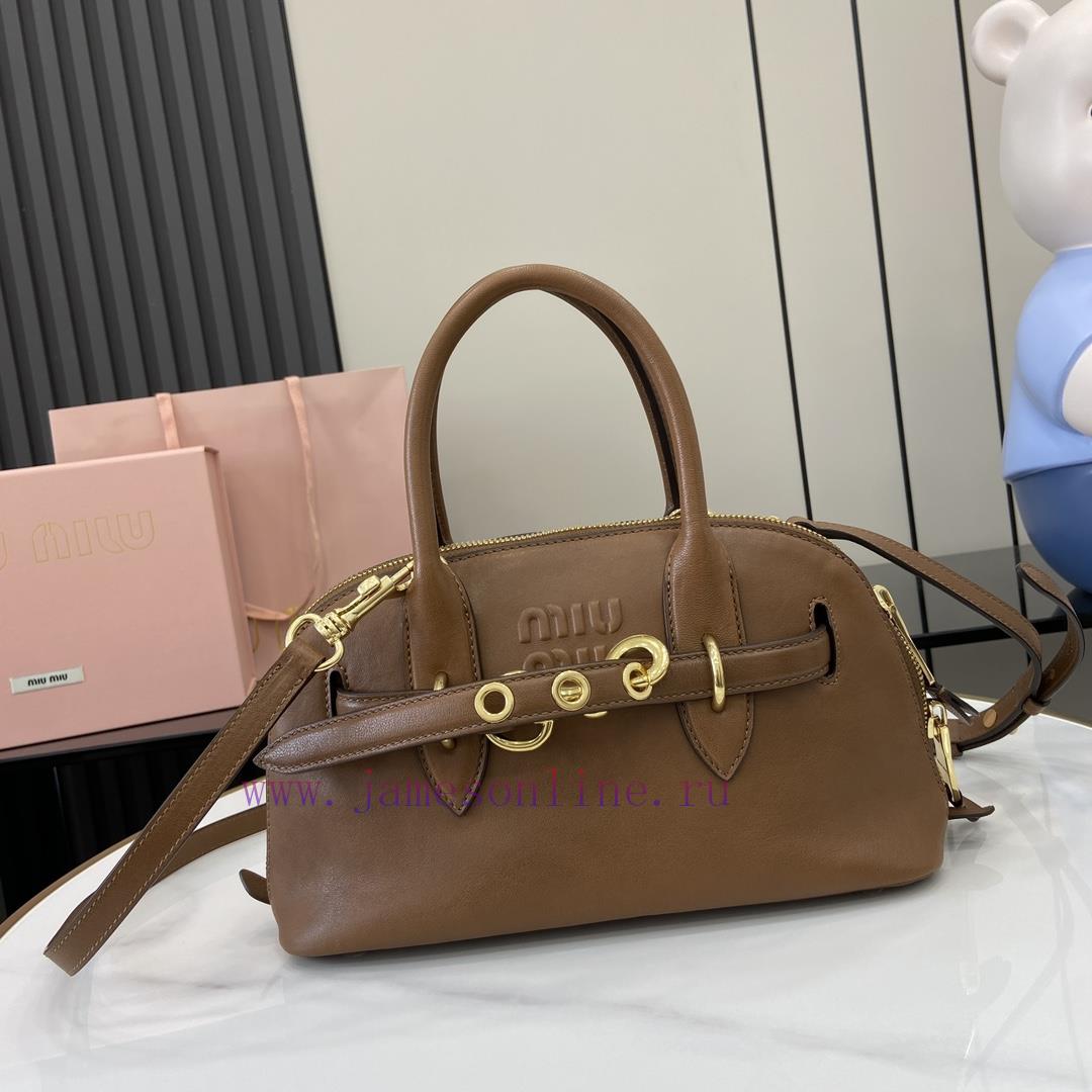 MiuMiu Bags The New Miu Miu Popular Bowling Bag Comes With A Complete Set Of Original Packaging. It Is Made 3bxd8fpz - Image 2