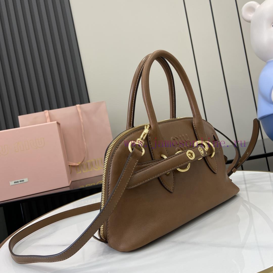 MiuMiu Bags The New Miu Miu Popular Bowling Bag Comes With A Complete Set Of Original Packaging. It Is Made 3bxd8fpz - Image 3