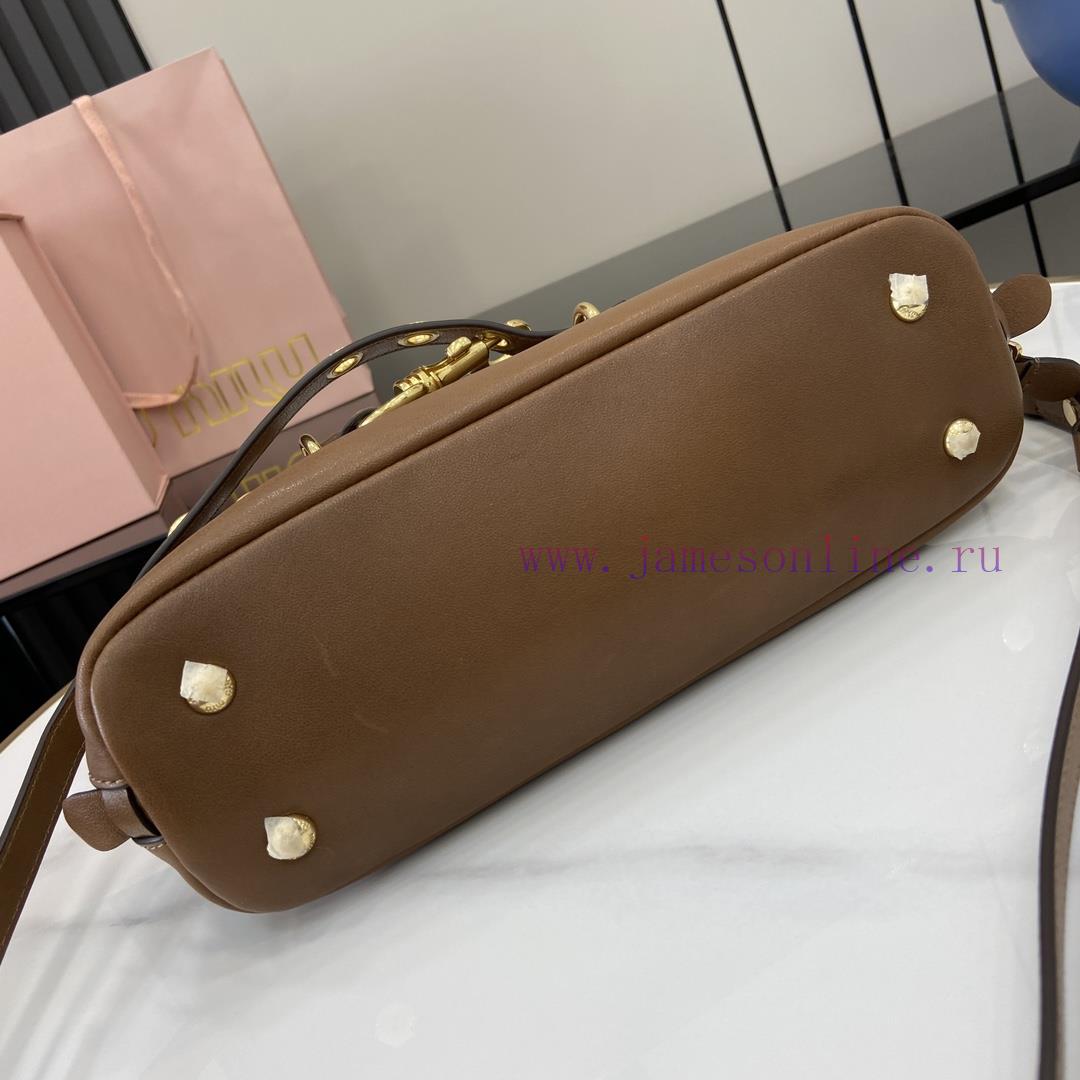 MiuMiu Bags The New Miu Miu Popular Bowling Bag Comes With A Complete Set Of Original Packaging. It Is Made 3bxd8fpz - Image 5