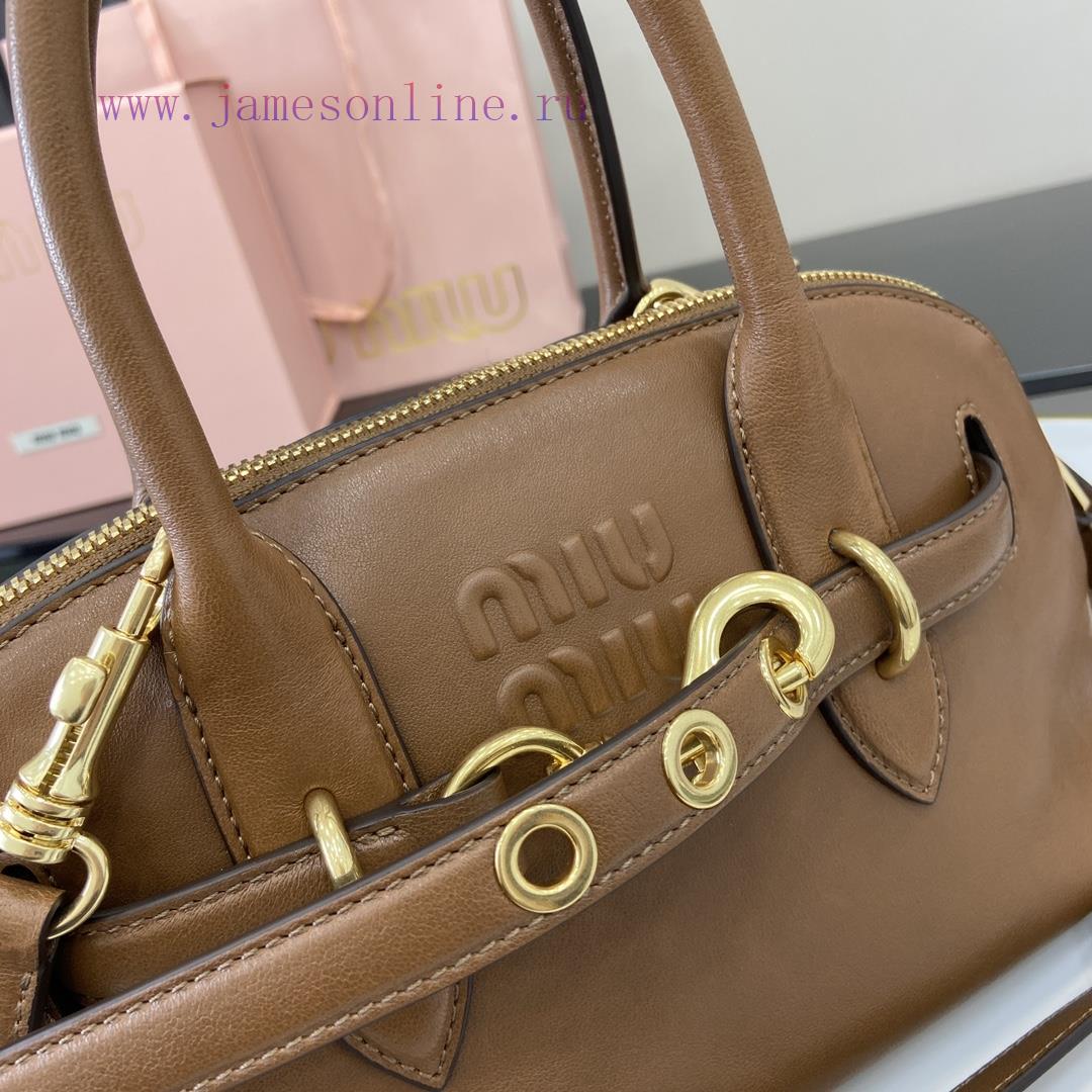 MiuMiu Bags The New Miu Miu Popular Bowling Bag Comes With A Complete Set Of Original Packaging. It Is Made 3bxd8fpz - Image 7