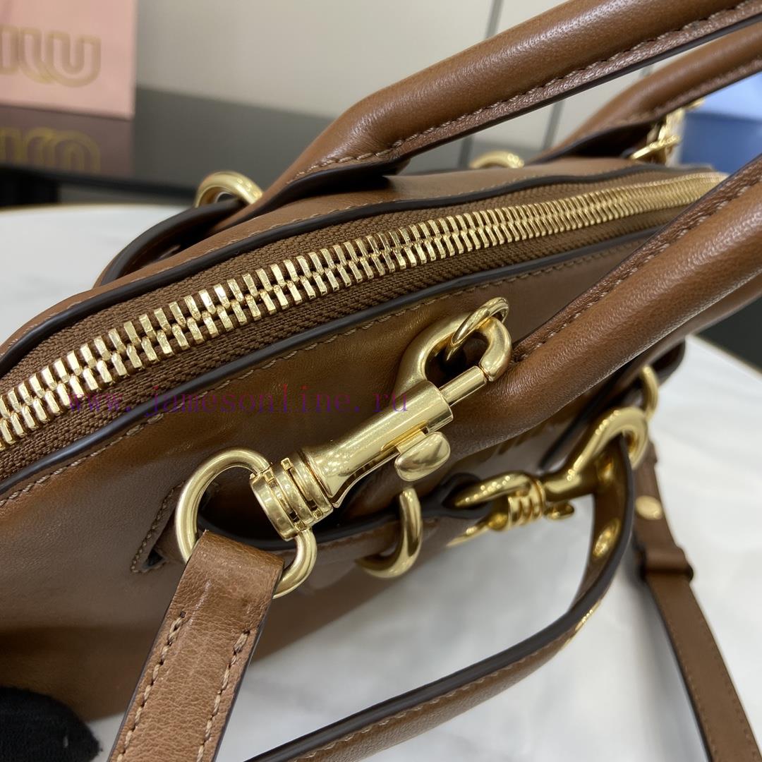 MiuMiu Bags The New Miu Miu Popular Bowling Bag Comes With A Complete Set Of Original Packaging. It Is Made 3bxd8fpz - Image 8