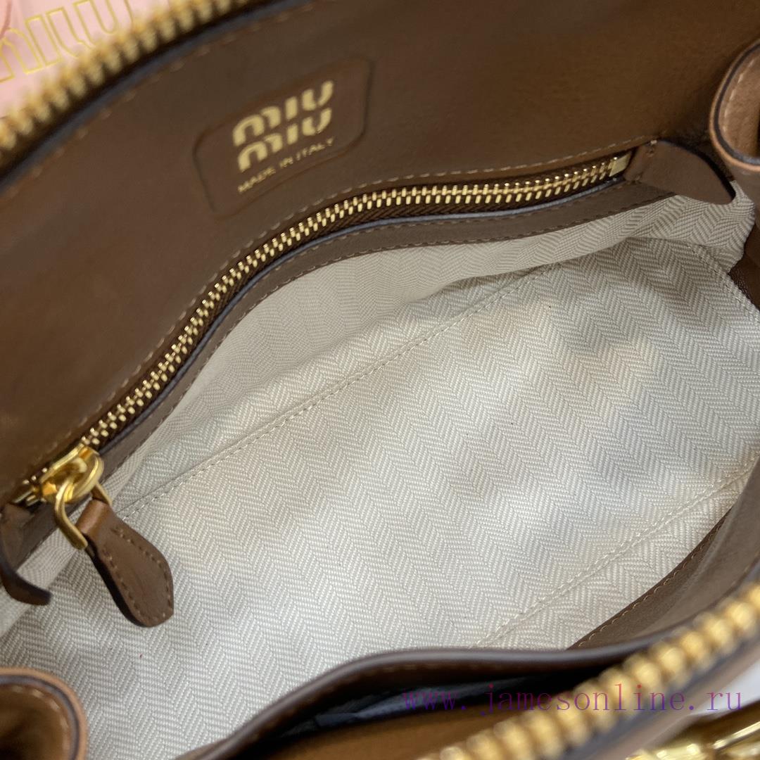 MiuMiu Bags The New Miu Miu Popular Bowling Bag Comes With A Complete Set Of Original Packaging. It Is Made 3bxd8fpz - Image 9