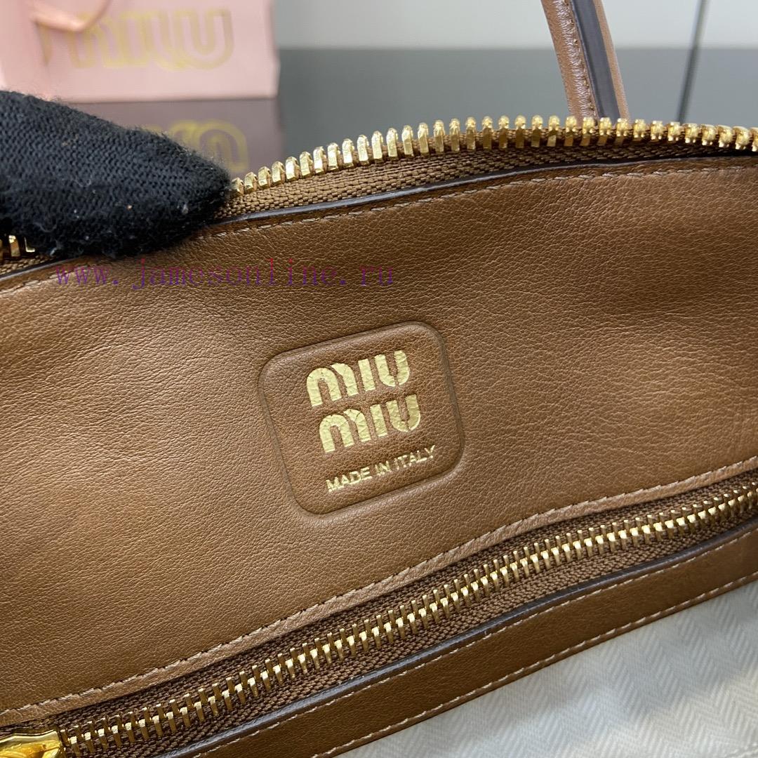 MiuMiu Bags The New Miu Miu Popular Bowling Bag Comes With A Complete Set Of Original Packaging. It Is Made 3bxd8fpz - Image 10