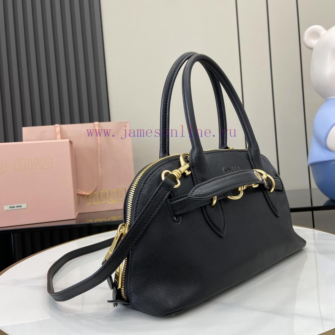 MiuMiu Bags The New Miu Miu Popular Bowling Bag Comes With A Complete Set Of Original Packaging. It Is Made huxteapy - Image 3