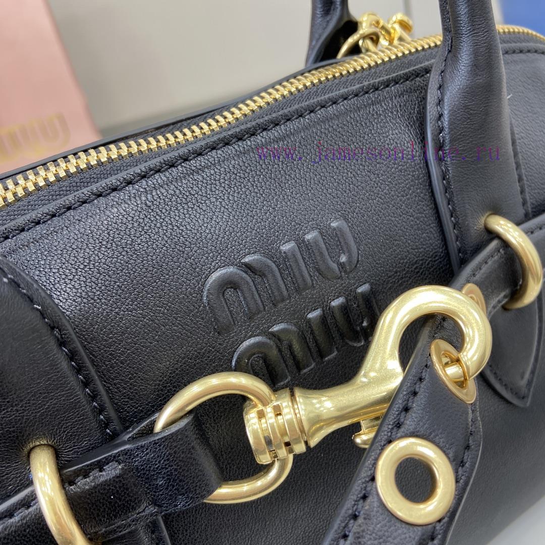 MiuMiu Bags The New Miu Miu Popular Bowling Bag Comes With A Complete Set Of Original Packaging. It Is Made huxteapy - Image 7